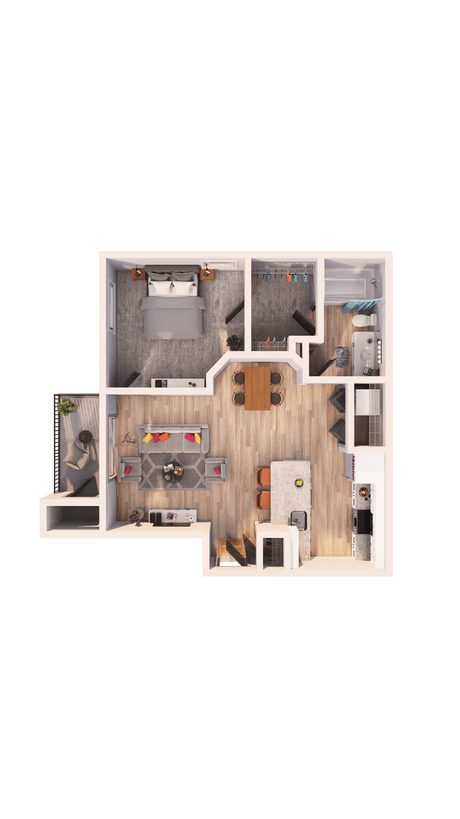 A1A Renovated 1318 floor plan